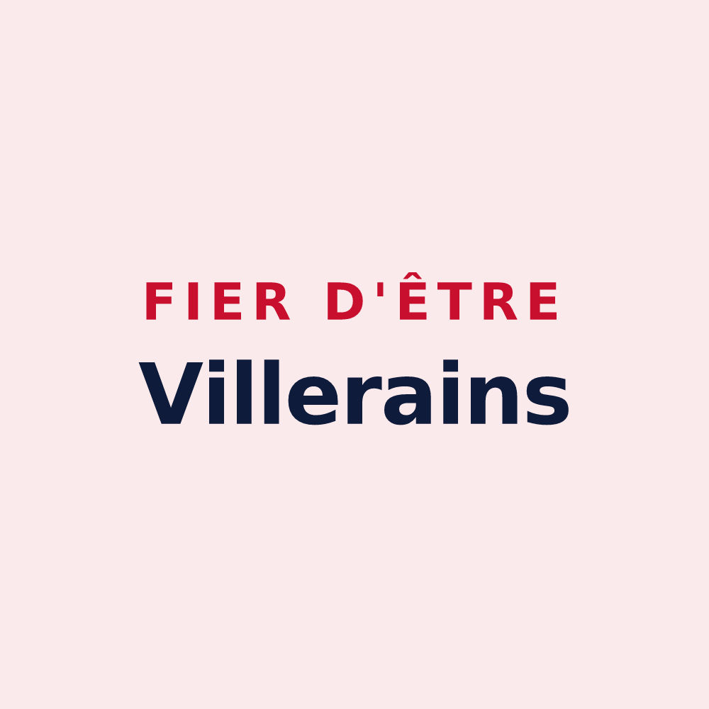 Magnet « Fier d'être Villerains » — design pour Villiers-le-Sec