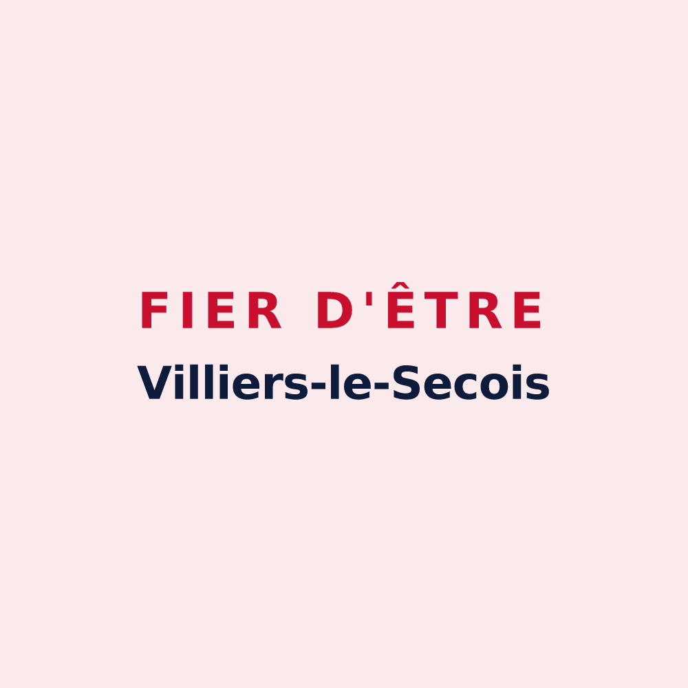 Magnet « Fier d'être Villiers-le-Secois » — design pour Villiers-le-Sec