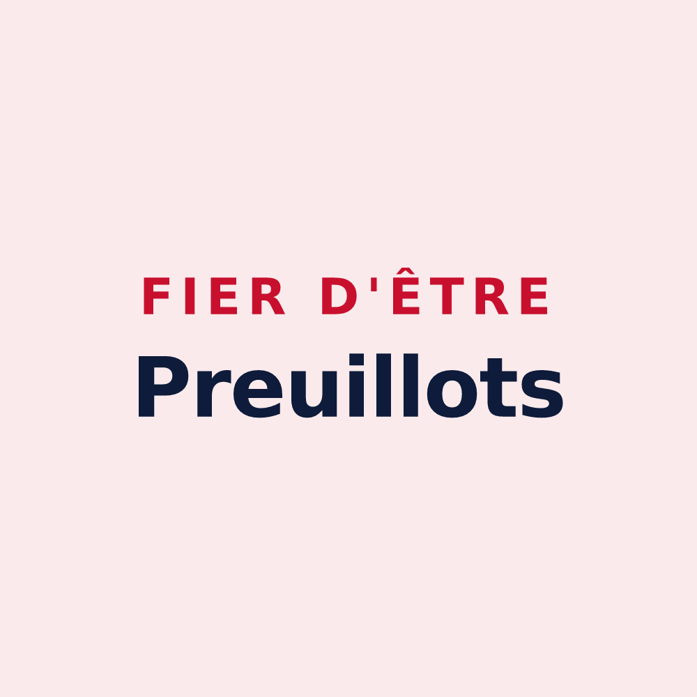 Magnet « Fier d'être Preuillots » — design pour Villiers-sous-Praslin