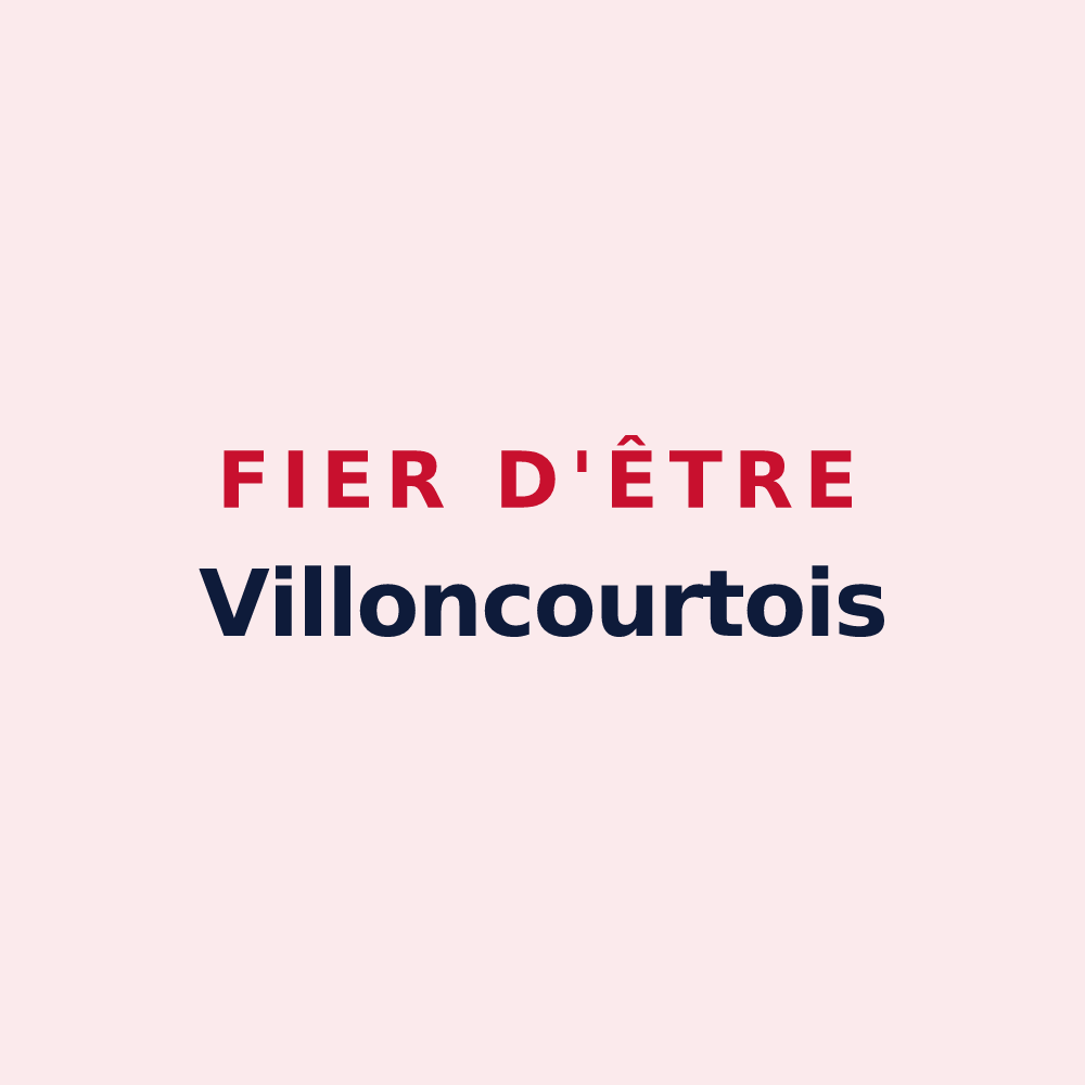 Magnet « Fier d'être Villoncourtois » — design pour Villoncourt