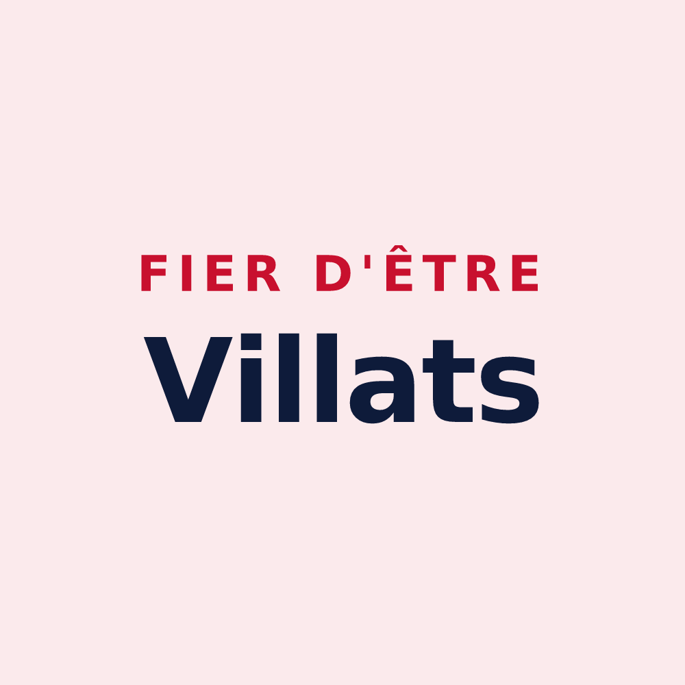 Magnet « Fier d'être Villats » — design pour Villy-le-Maréchal