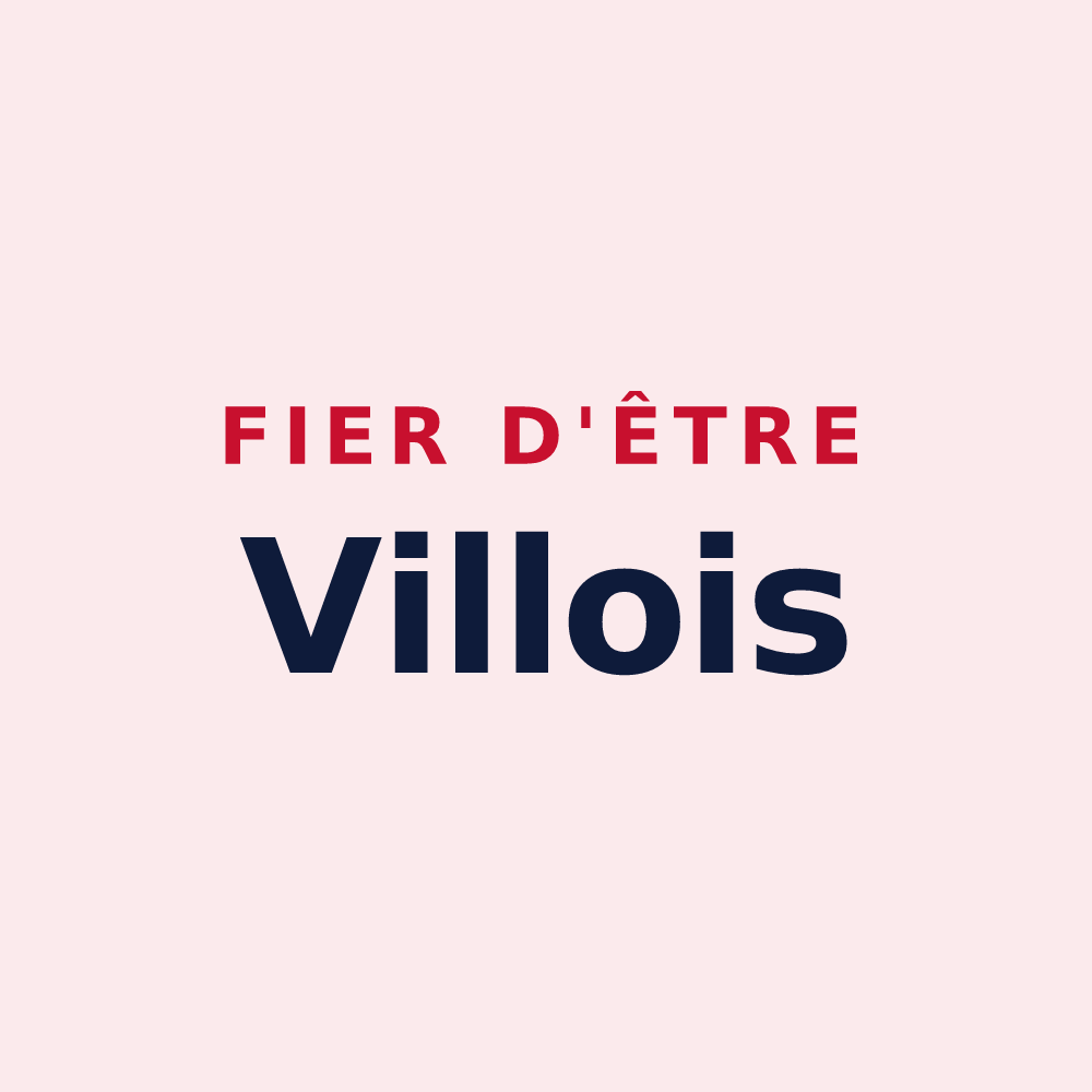 Magnet « Fier d'être Villois » — design pour Villy-le-Pelloux