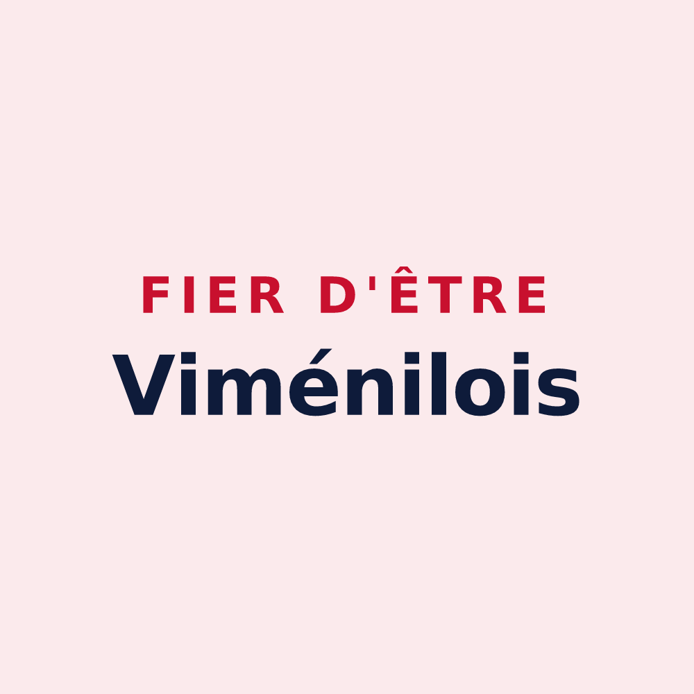 Magnet « Fier d'être Viménilois » — design pour Viménil