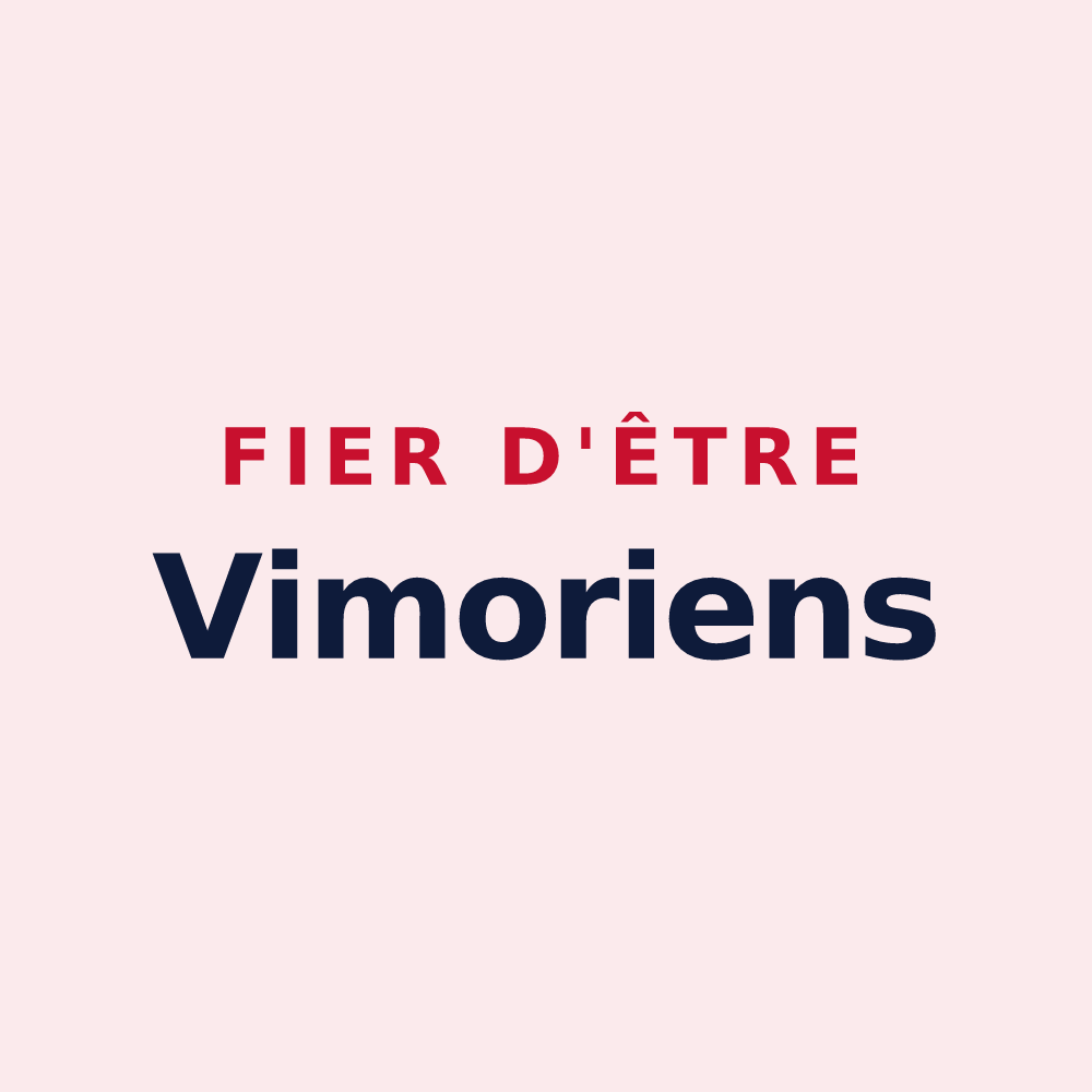 Magnet « Fier d'être Vimoriens » — design pour Vimory