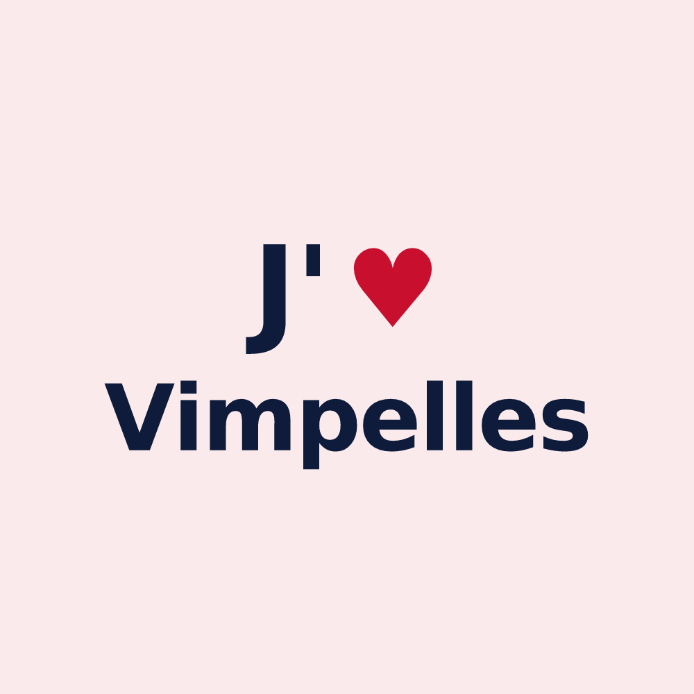 Magnet personnalisé Vimpelles — design J'aime Vimpelles