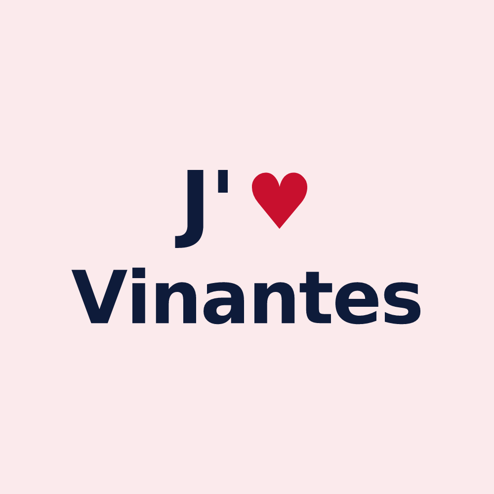 Magnet personnalisé Vinantes — design J'aime Vinantes