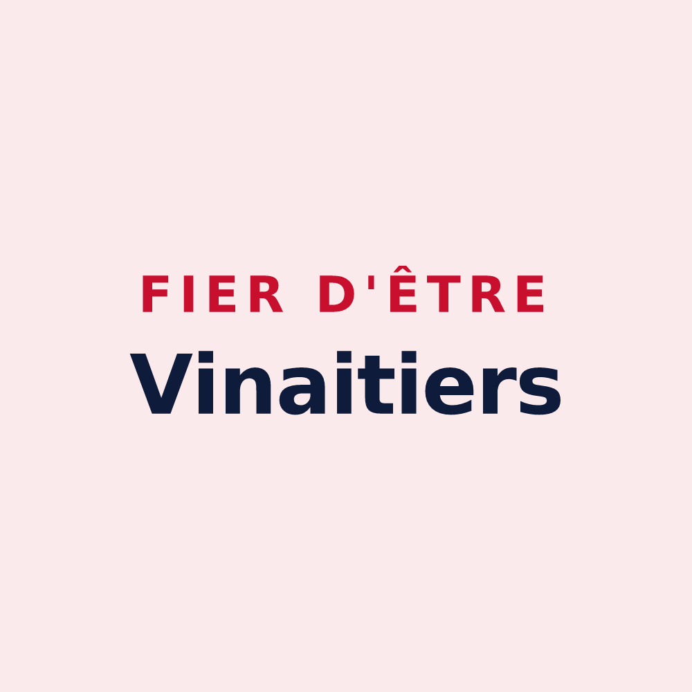 Magnet « Fier d'être Vinaitiers » — design pour Vinay