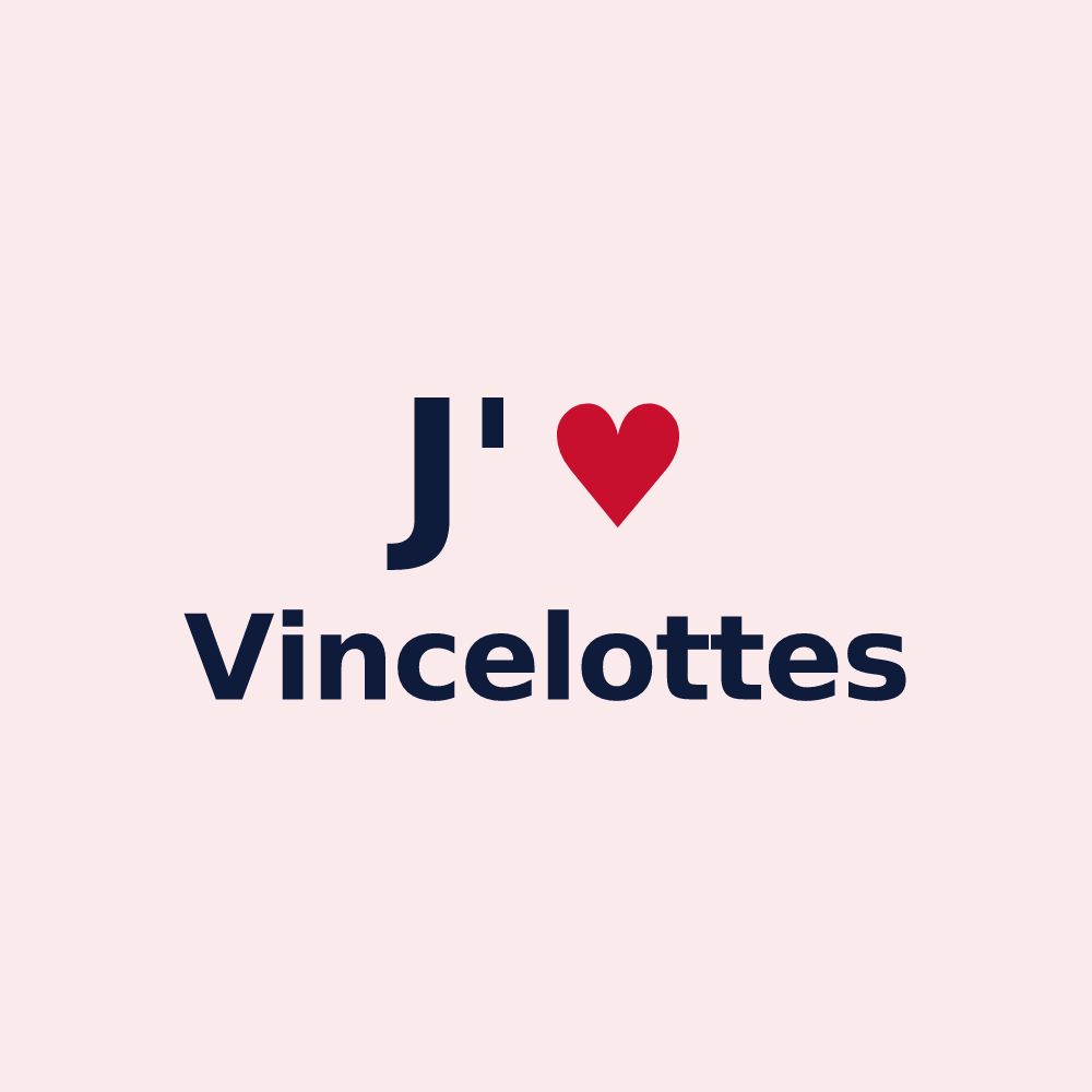 Magnet personnalisé Vincelottes — design J'aime Vincelottes