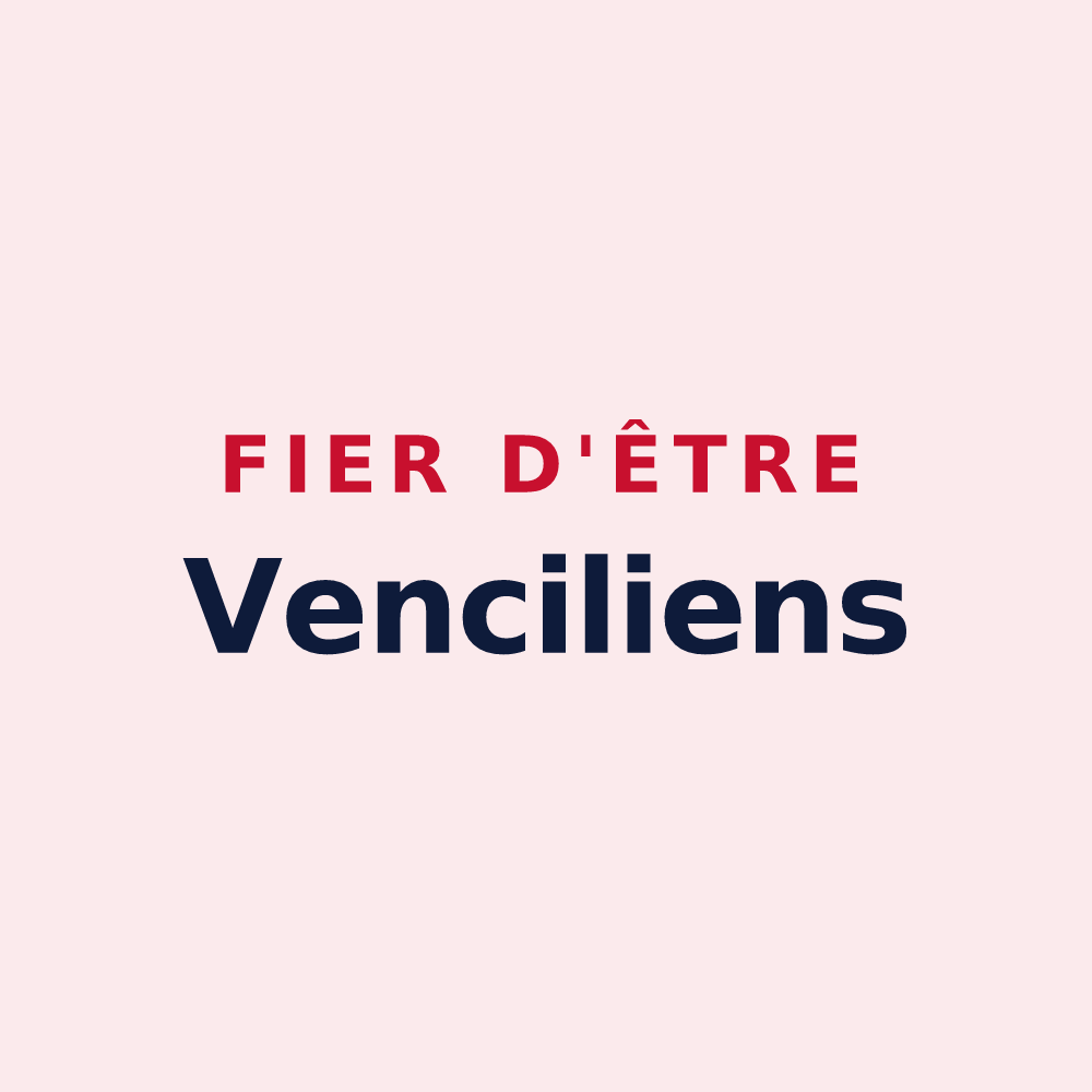 Magnet « Fier d'être Venciliens » — design pour Vincly