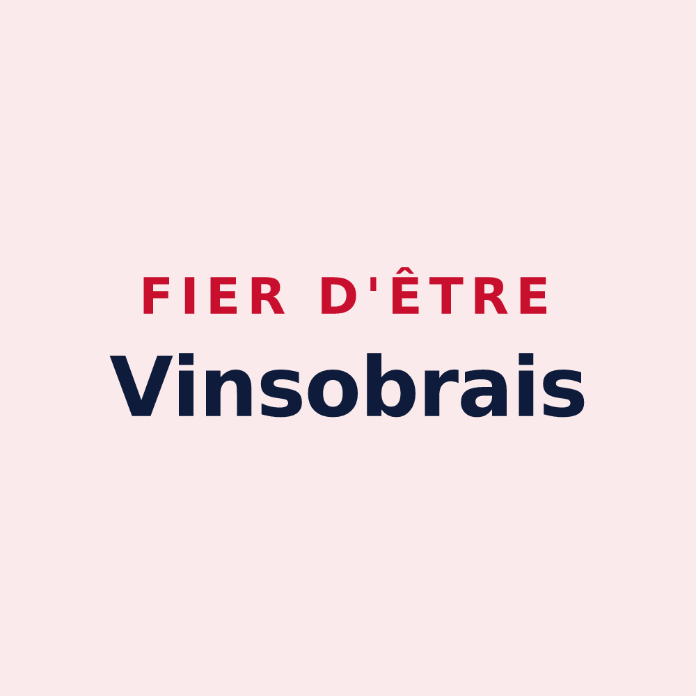 Magnet « Fier d'être Vinsobrais » — design pour Vinsobres