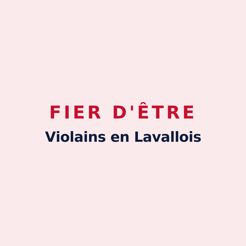 Magnet « Fier d'être Violains en Lavallois » — design pour Viols-en-Laval