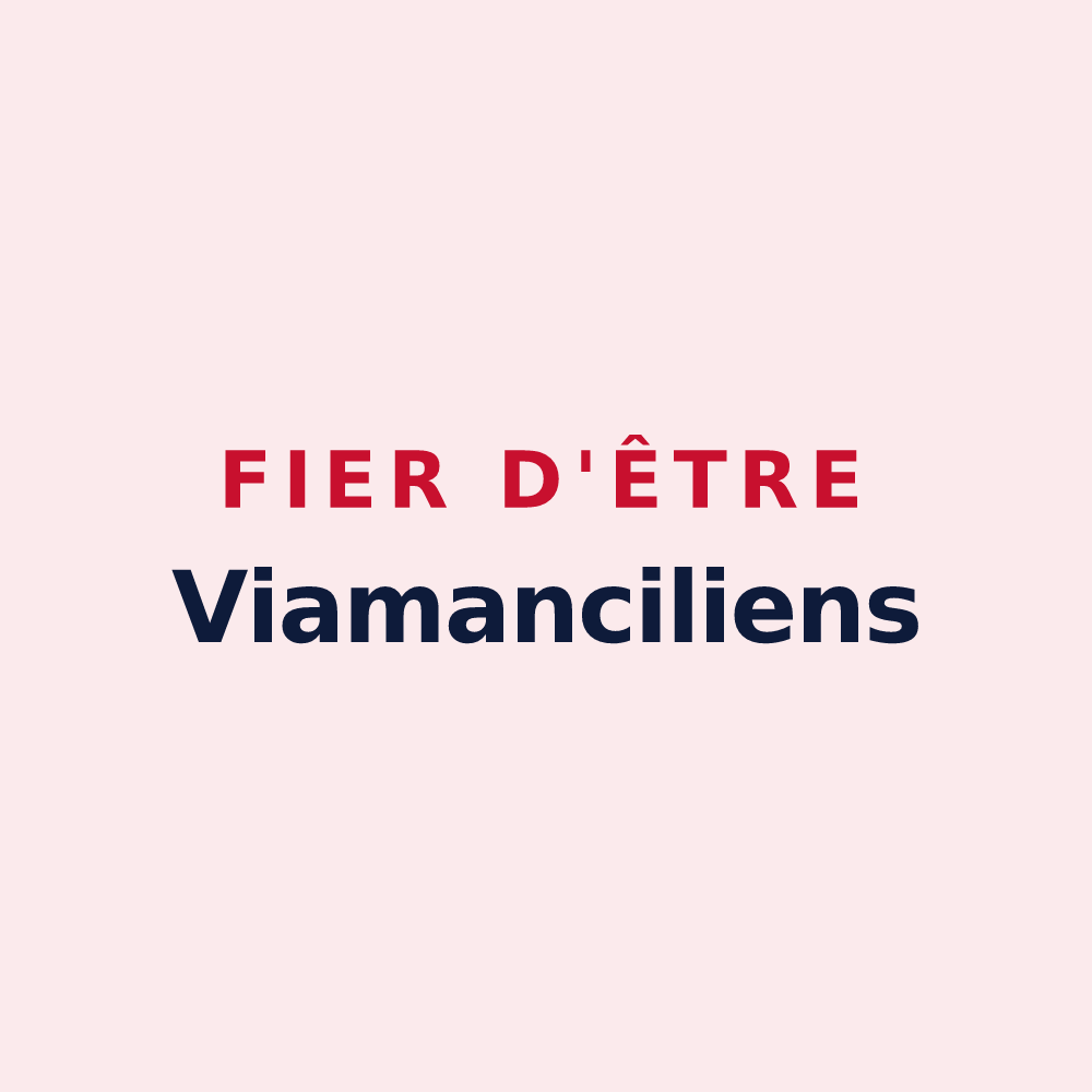 Magnet « Fier d'être Viamanciliens » — design pour Vioménil