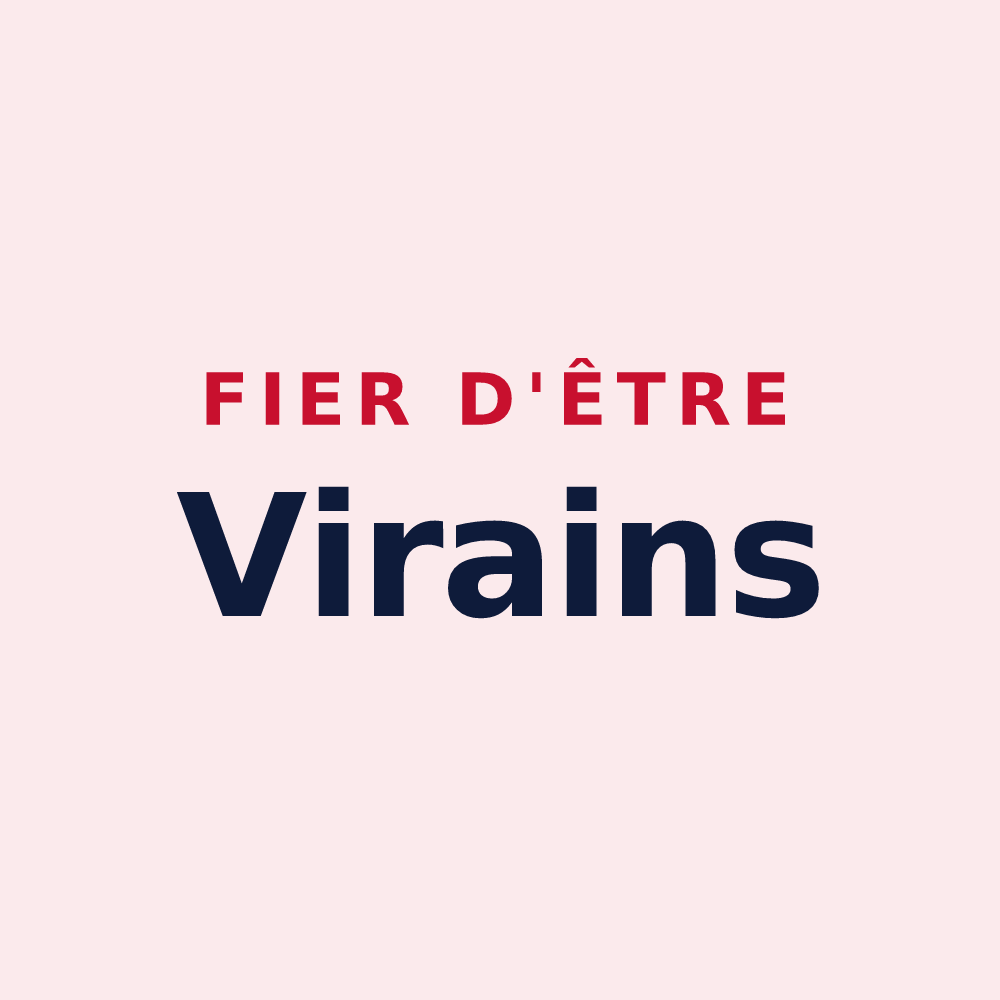 Magnet « Fier d'être Virains » — design pour Vira