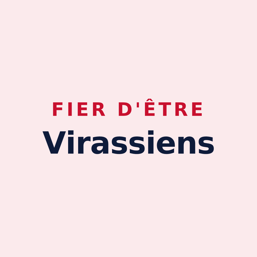 Magnet « Fier d'être Virassiens » — design pour Vira
