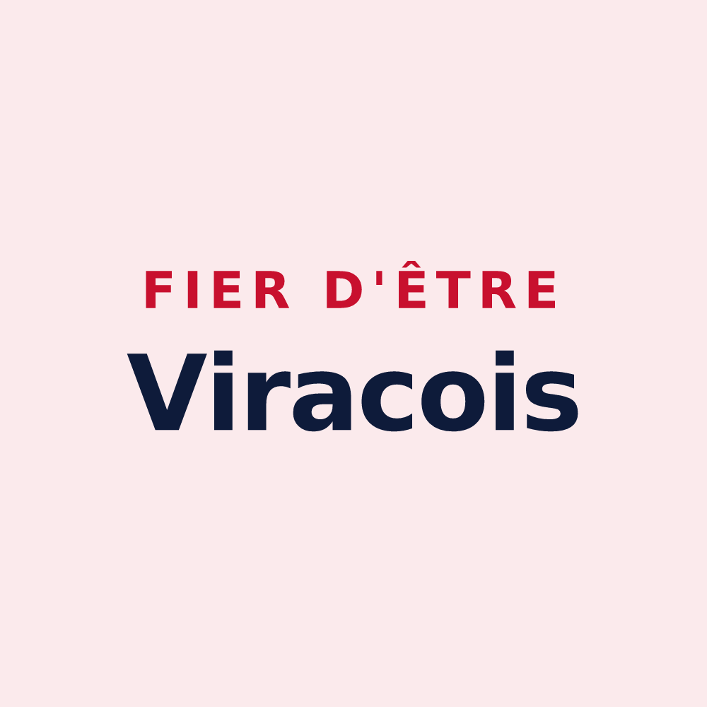 Magnet « Fier d'être Viracois » — design pour Virac
