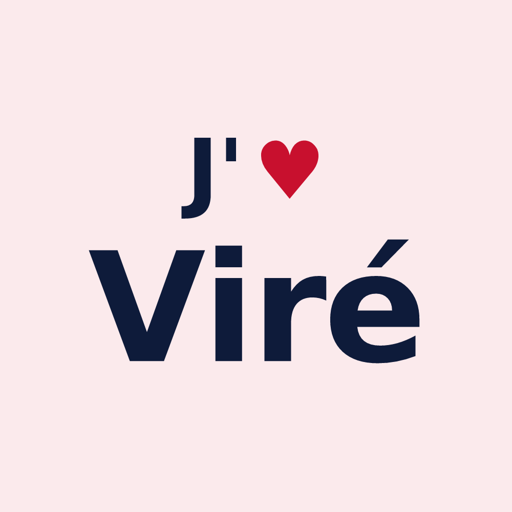 Magnet personnalisé Viré — design J'aime Viré