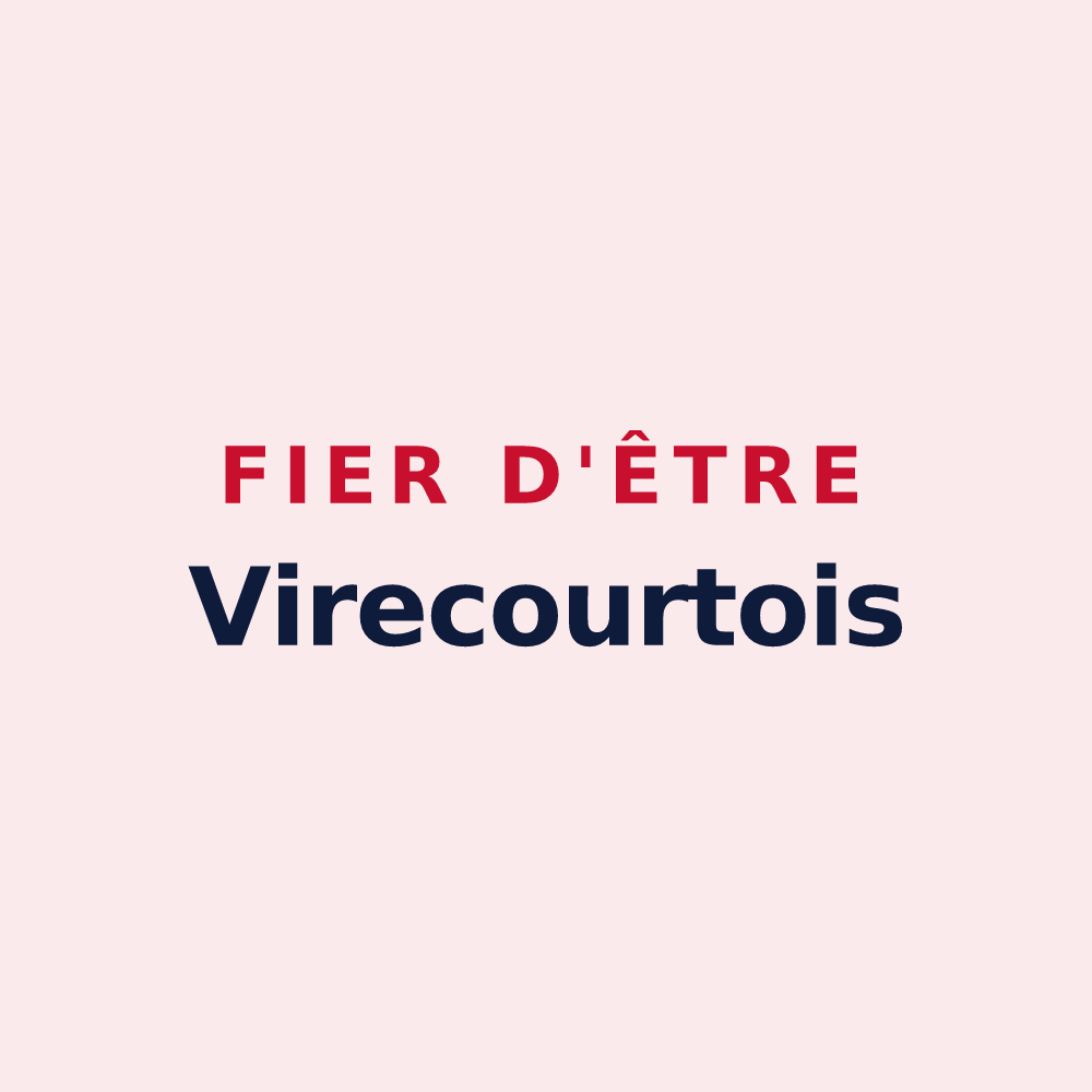 Magnet « Fier d'être Virecourtois » — design pour Virecourt