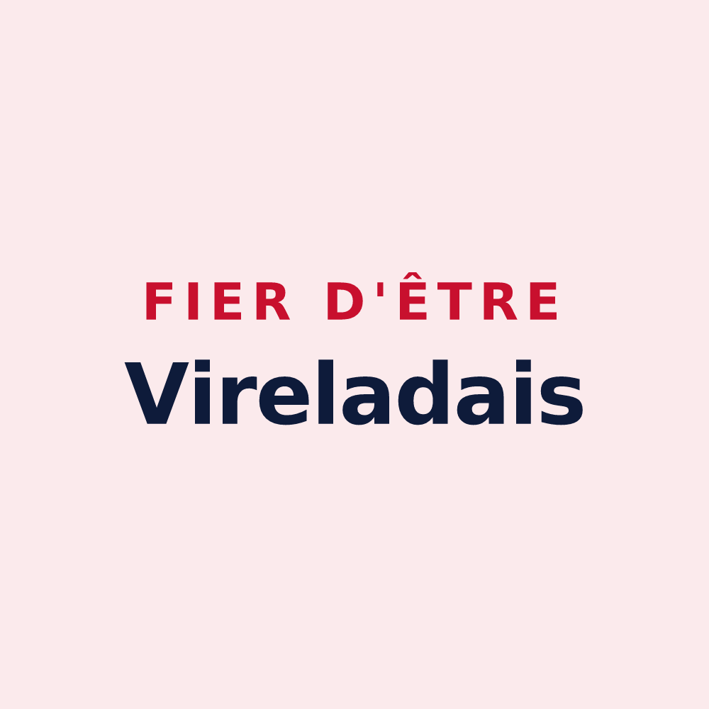 Magnet « Fier d'être Vireladais » — design pour Virelade