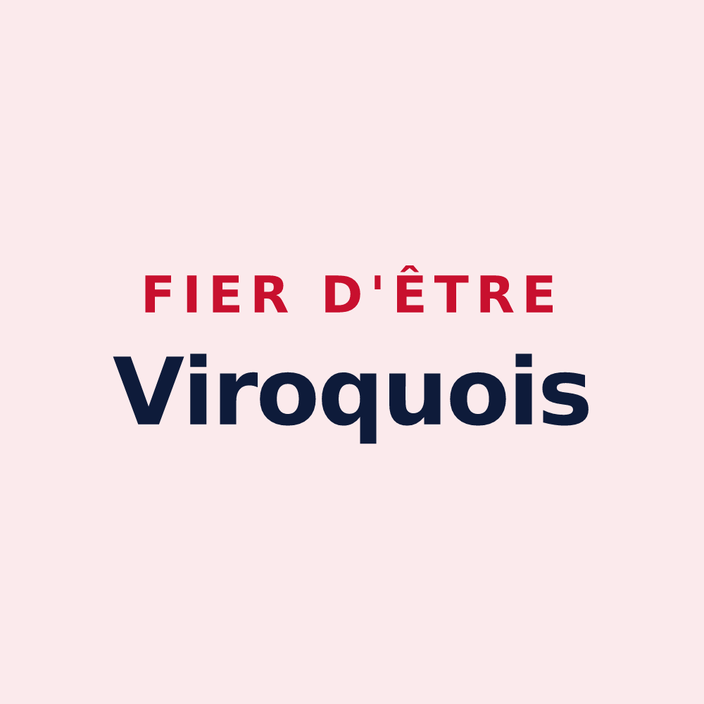 Magnet « Fier d'être Viroquois » — design pour Vireux-Wallerand