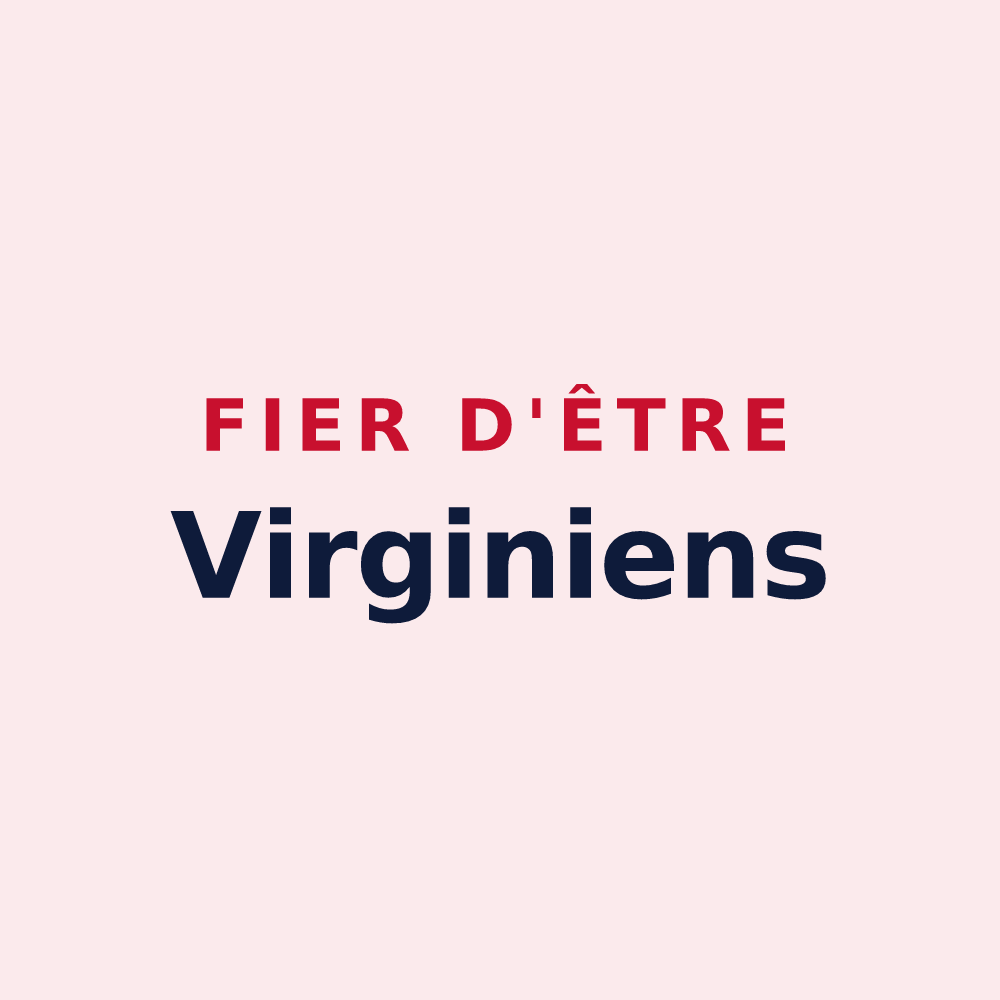 Magnet « Fier d'être Virginiens » — design pour Virginy