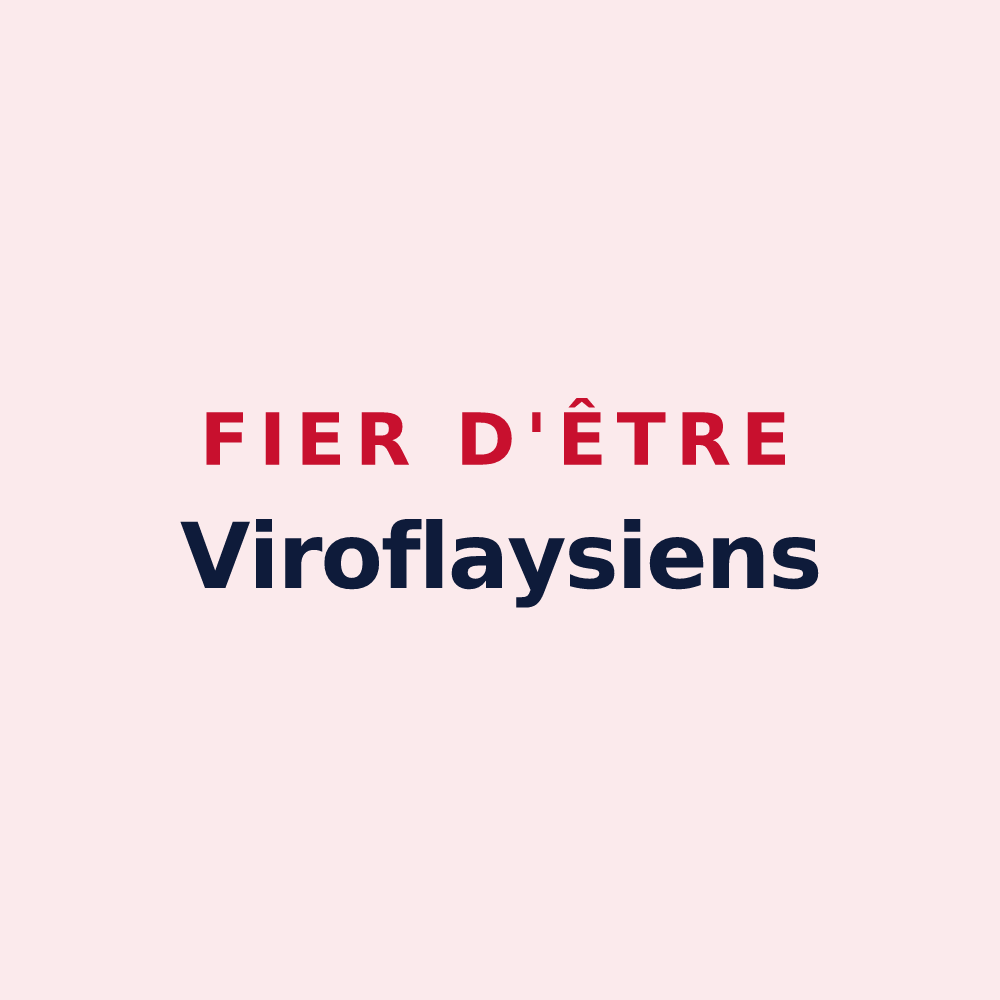 Magnet « Fier d'être Viroflaysiens » — design pour Viroflay