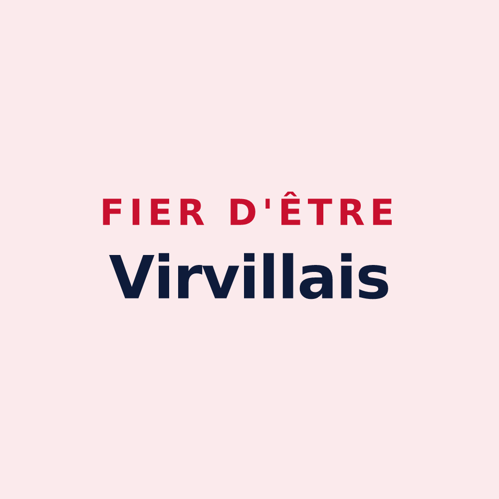 Magnet « Fier d'être Virvillais » — design pour Virville