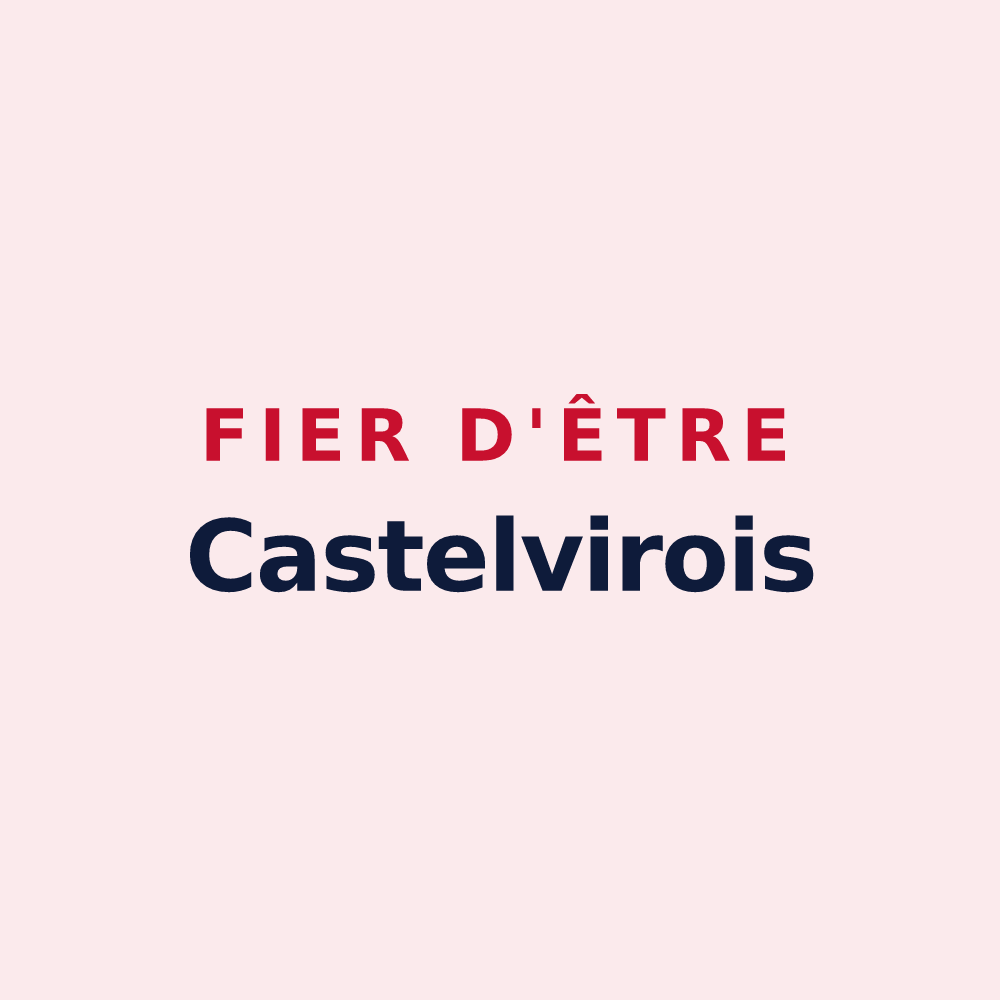Magnet « Fier d'être Castelvirois » — design pour Viry-Châtillon