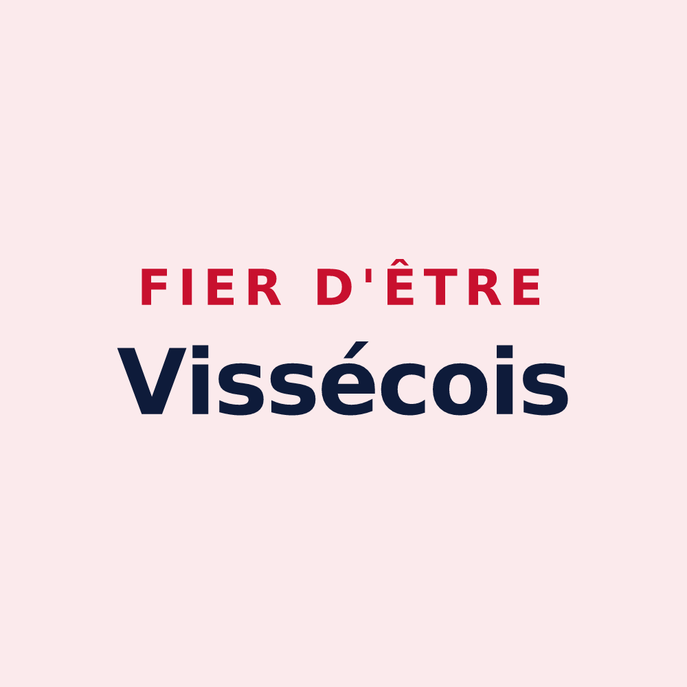 Magnet « Fier d'être Vissécois » — design pour Vissec