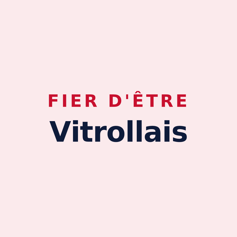Magnet « Fier d'être Vitrollais » — design pour Vitrolles