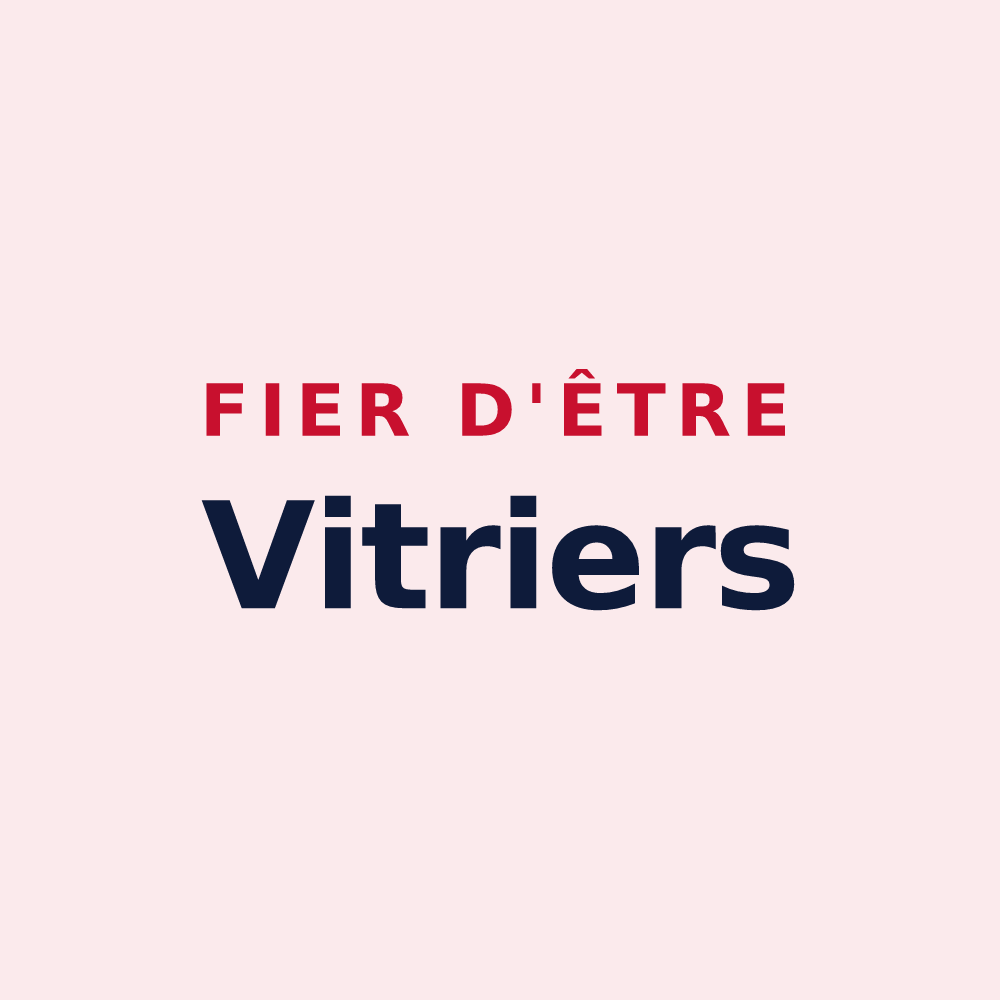 Magnet « Fier d'être Vitriers » — design pour Vitry-en-Charollais