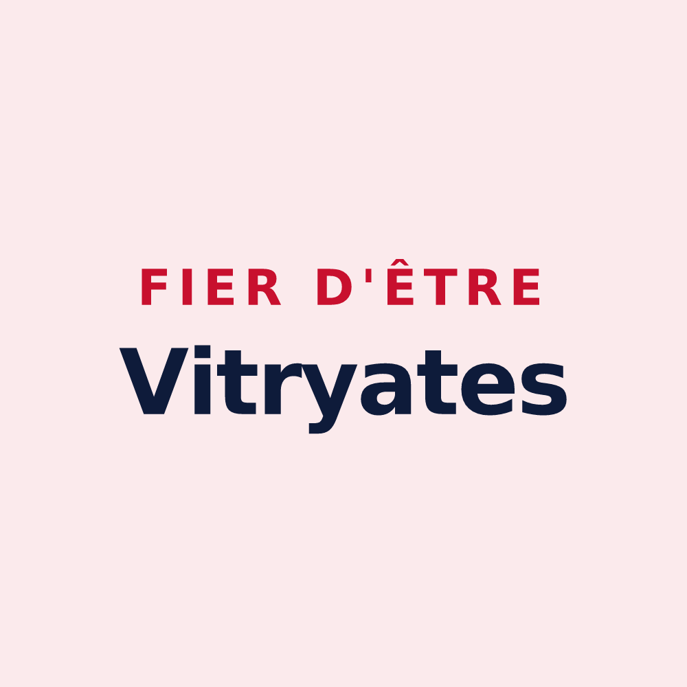 Magnet « Fier d'être Vitryates » — design pour Vitry-le-François