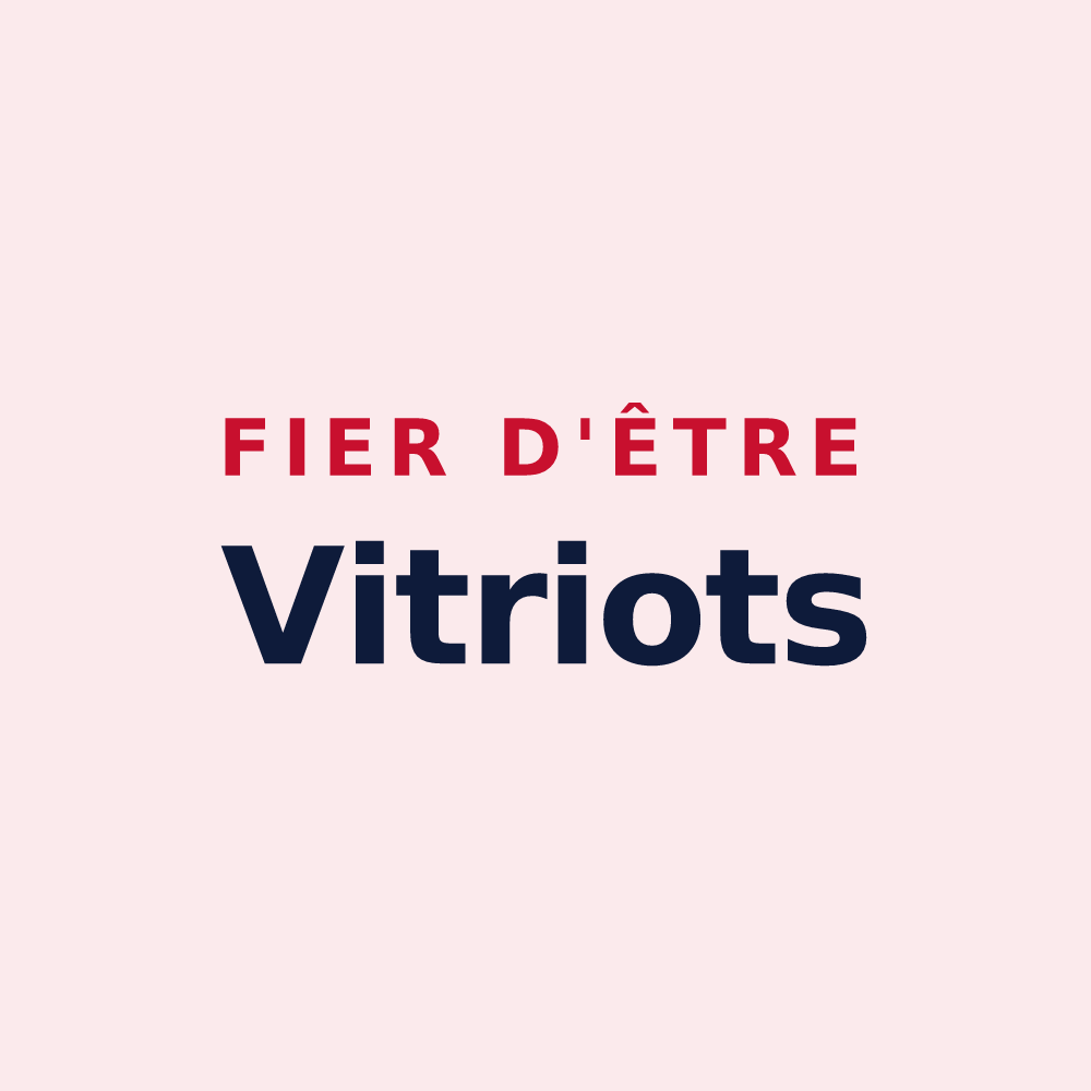 Magnet « Fier d'être Vitriots » — design pour Vitry-sur-Seine