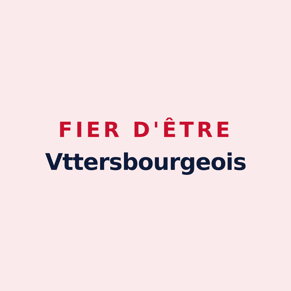 Magnet « Fier d'être Vttersbourgeois » — design pour Vittersbourg