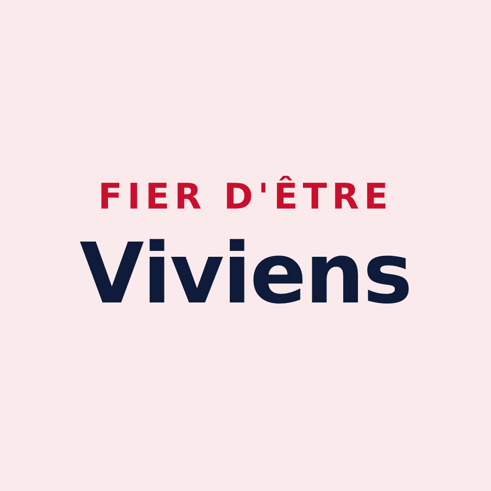 Magnet « Fier d'être Viviens » — design pour Vivey
