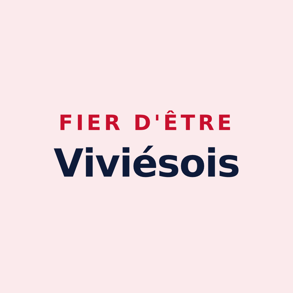 Magnet « Fier d'être Viviésois » — design pour Viviès