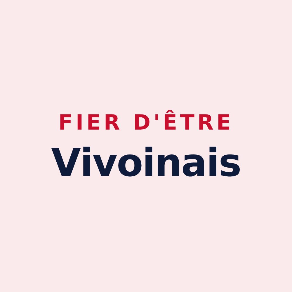 Magnet « Fier d'être Vivoinais » — design pour Vivoin
