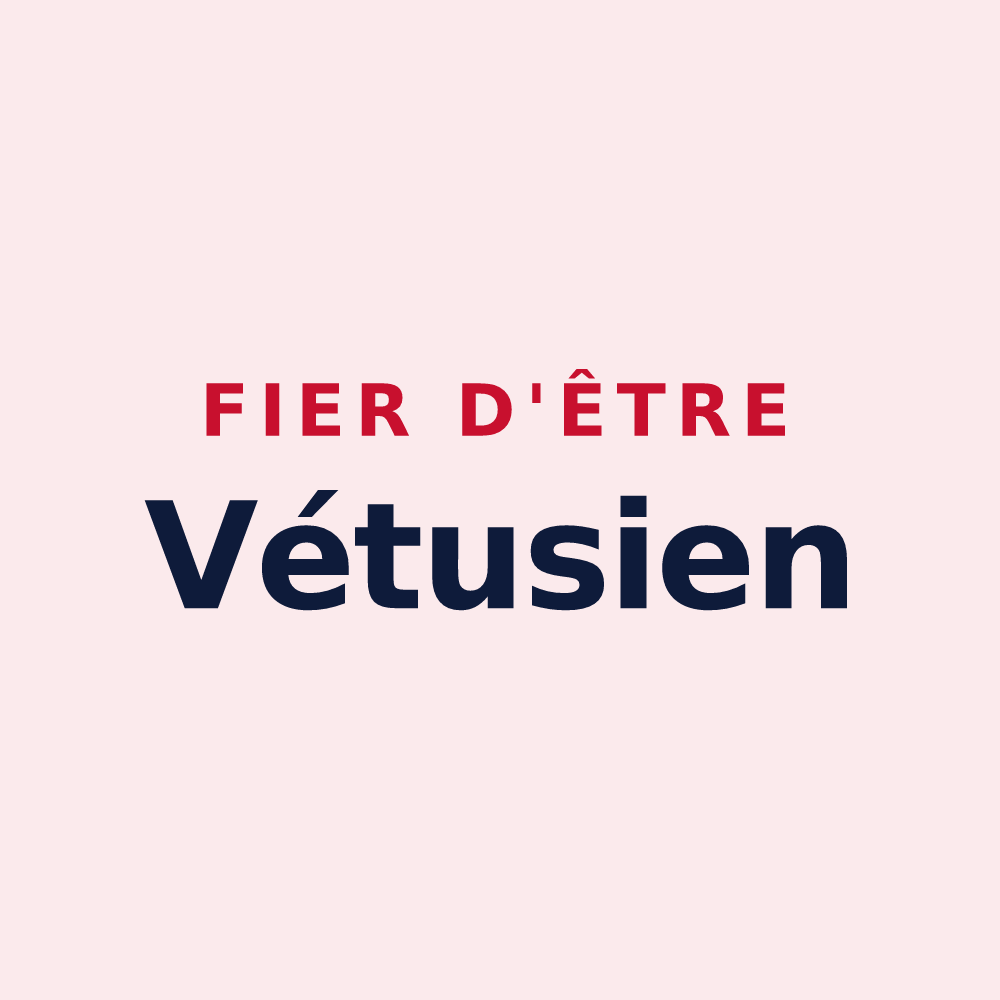 Magnet « Fier d'être Vétusien » — design pour Vivy