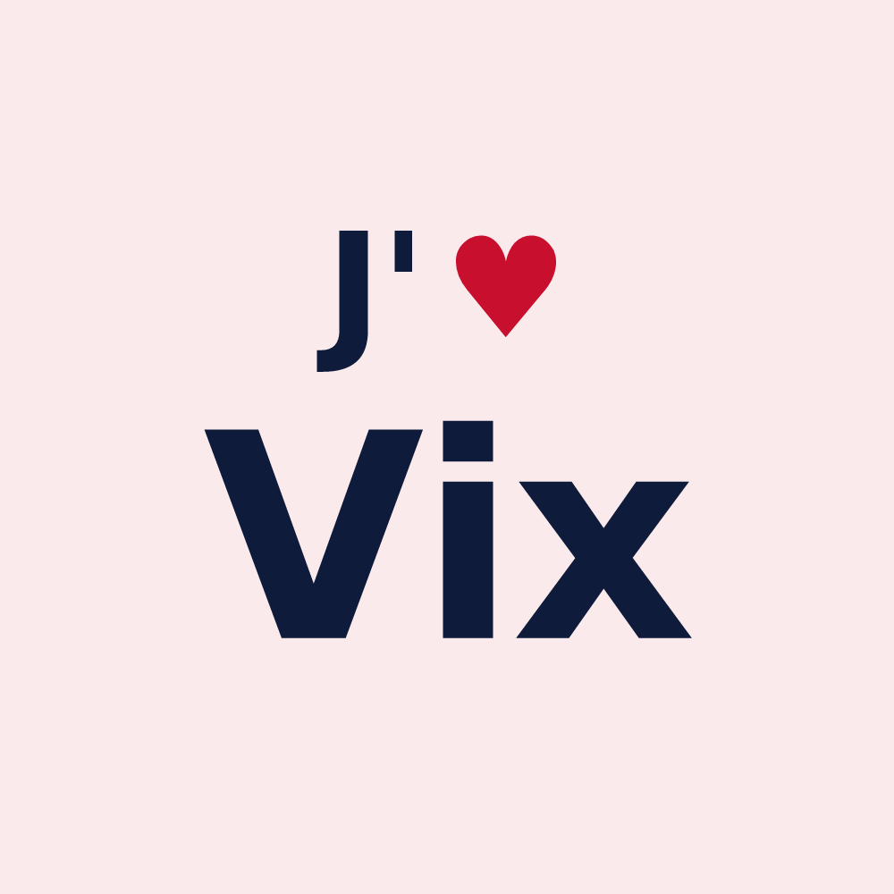 Magnet personnalisé Vix — design J'aime Vix