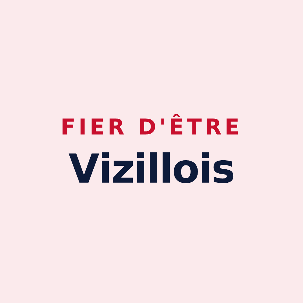 Magnet « Fier d'être Vizillois » — design pour Vizille