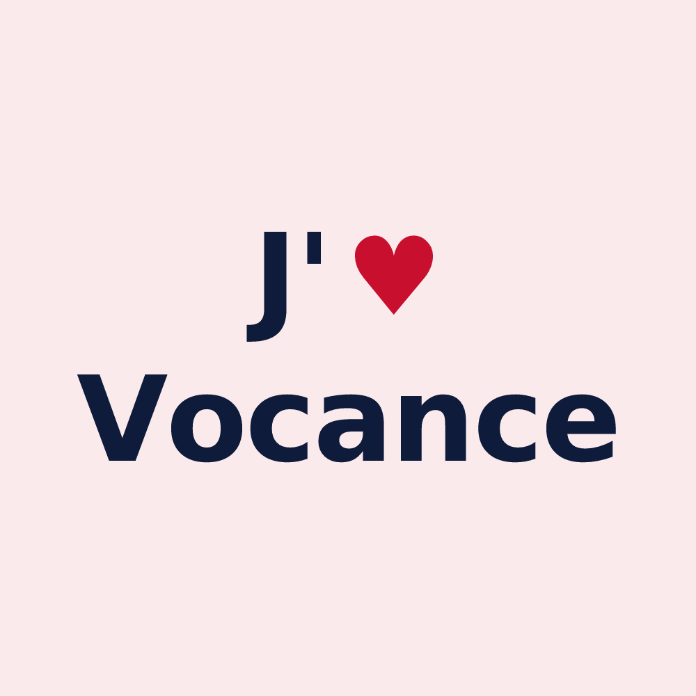Magnet personnalisé Vocance — design J'aime Vocance