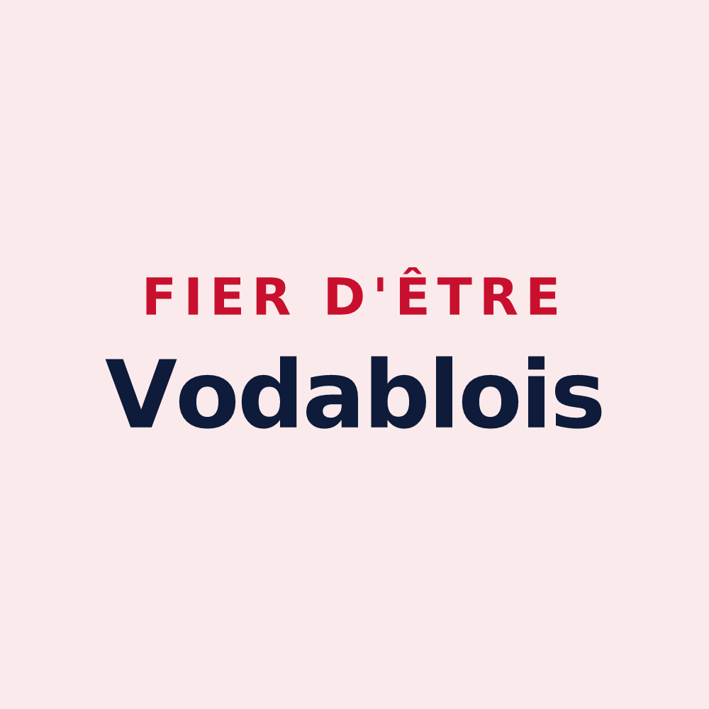 Magnet « Fier d'être Vodablois » — design pour Vodable