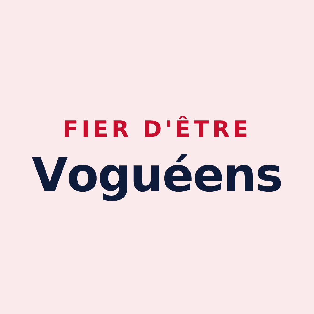 Magnet « Fier d'être Voguéens » — design pour Vogüé