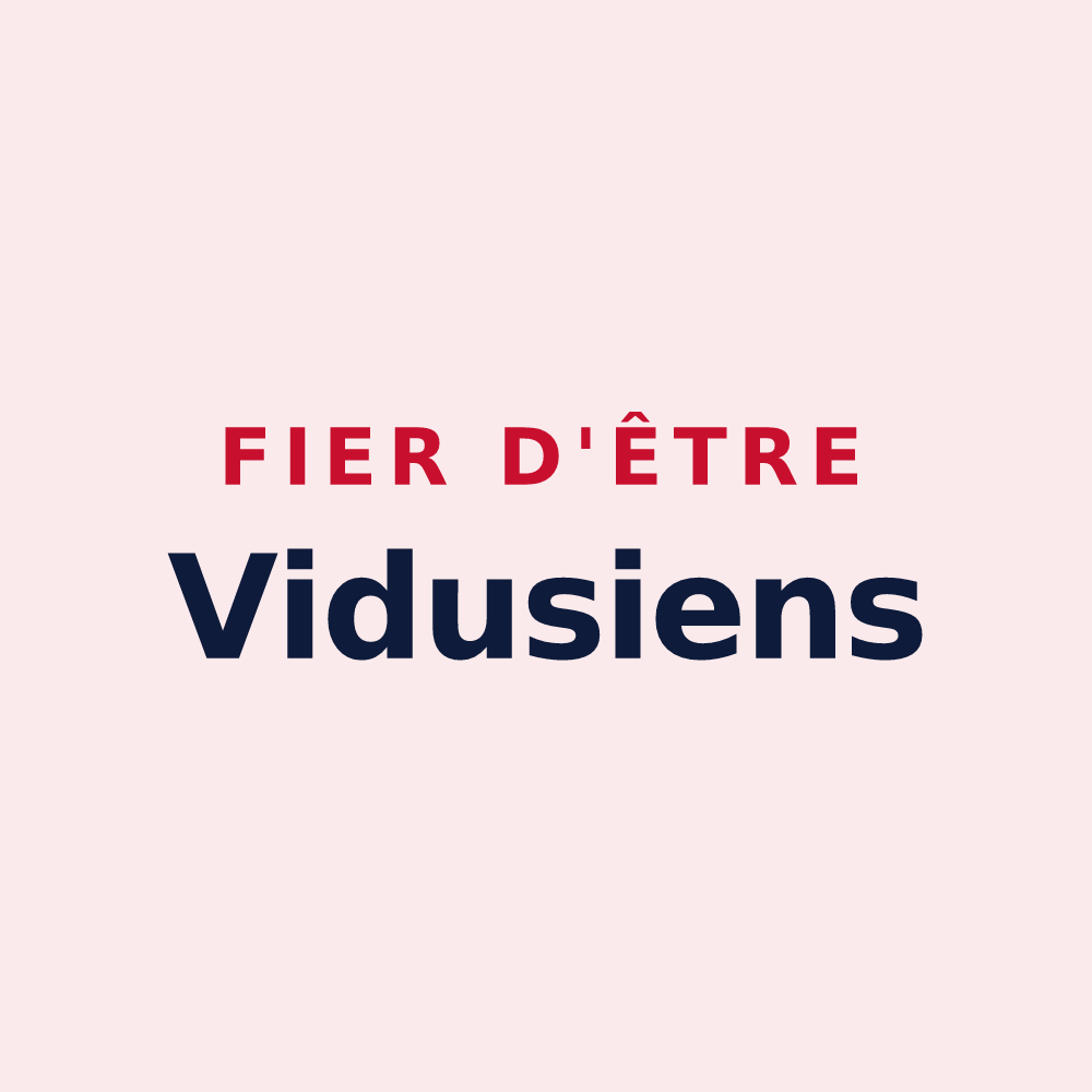 Magnet « Fier d'être Vidusiens » — design pour Void-Vacon