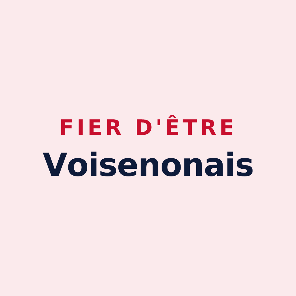 Magnet « Fier d'être Voisenonais » — design pour Voisenon