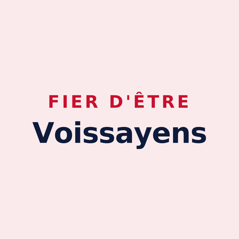 Magnet « Fier d'être Voissayens » — design pour Voissay