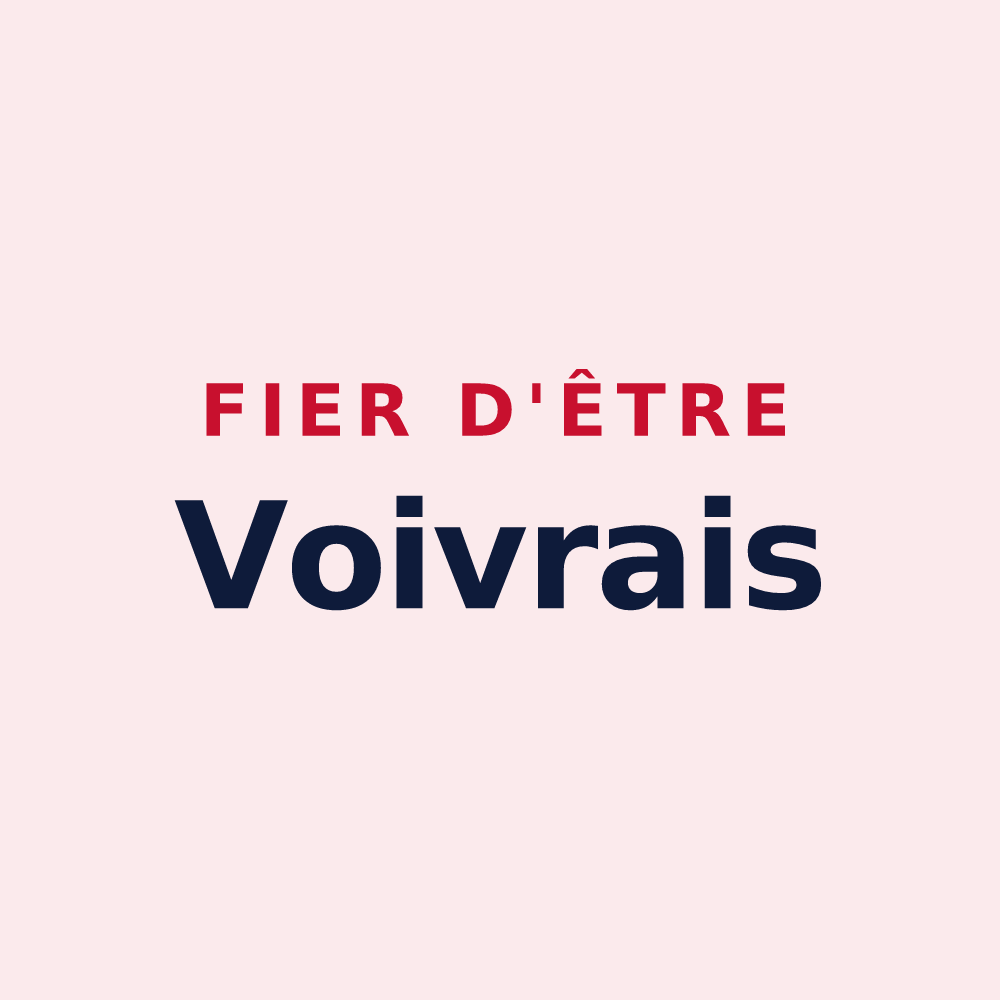 Magnet « Fier d'être Voivrais » — design pour Voivres-lès-le-Mans