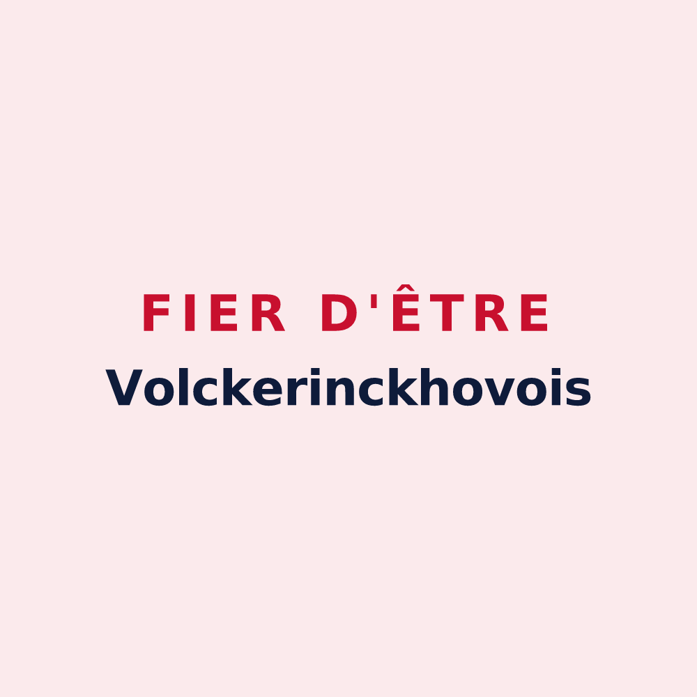 Magnet « Fier d'être Volckerinckhovois » — design pour Volckerinckhove