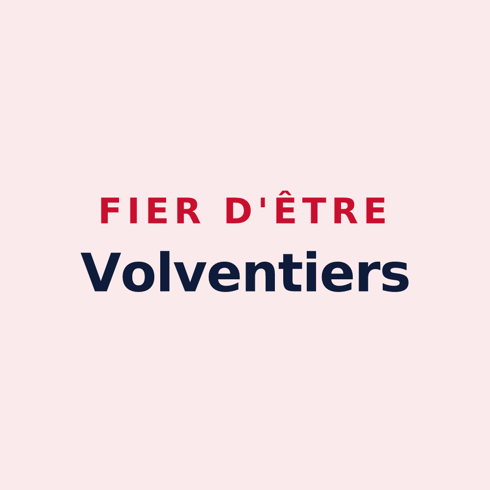 Magnet « Fier d'être Volventiers » — design pour Volvent