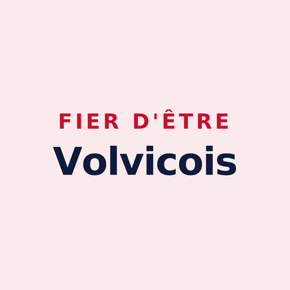 Magnet « Fier d'être Volvicois » — design pour Volvic