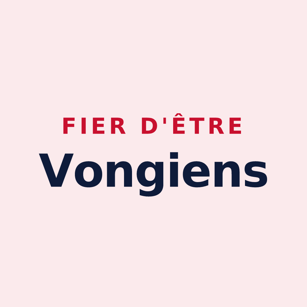 Magnet « Fier d'être Vongiens » — design pour Vonges